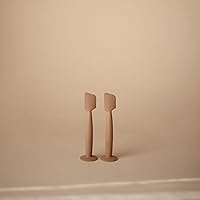 Vista 2 de mushie Aplicador de crema para pañales de silicona suave con base de succión (Natural)