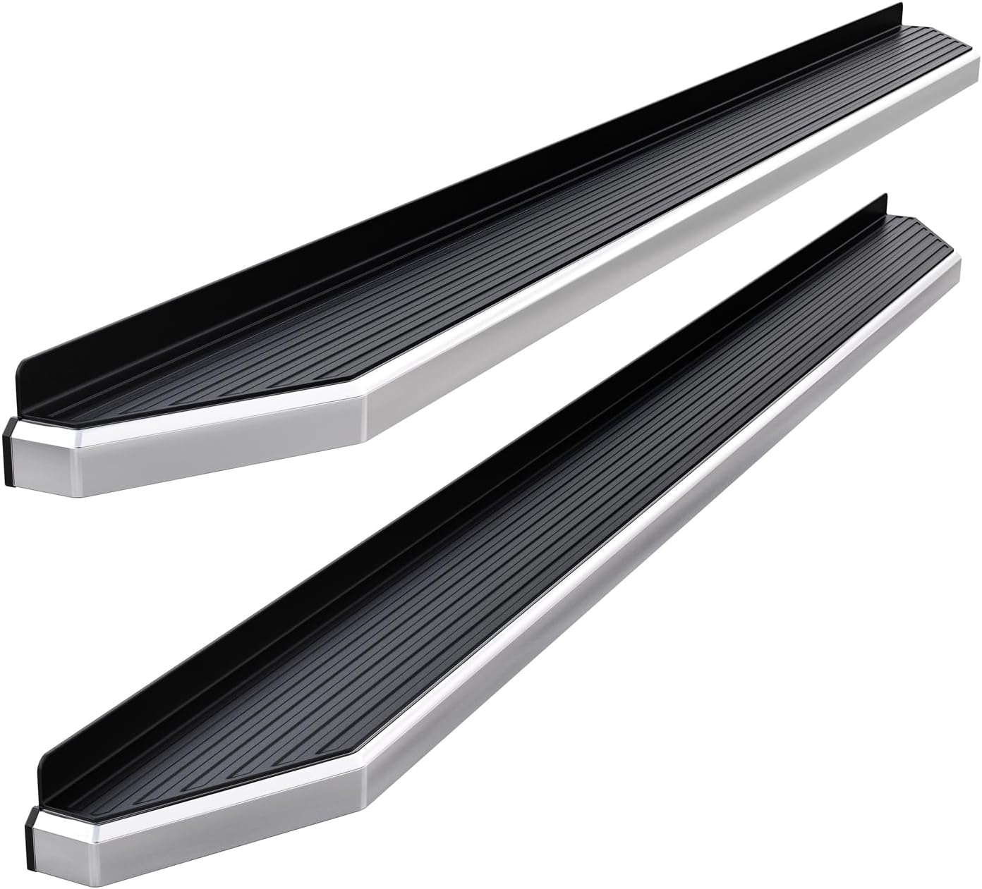 APS Polished Boards Compatible with Chevy Silverado GMC Sierra 1500 2019-2026 Crew Cab & 2500 HD 3500 HD 2020-2026 (Silverado 1500 LTD Sierra 1500 LD 2022) 6in 304 Stainless Steel