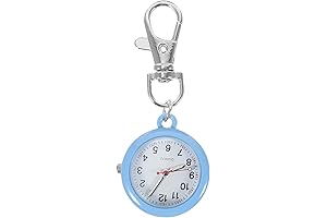 Pocket Badge Watch for Medical Professionals in Blue: A Timepiece of Precision and Style