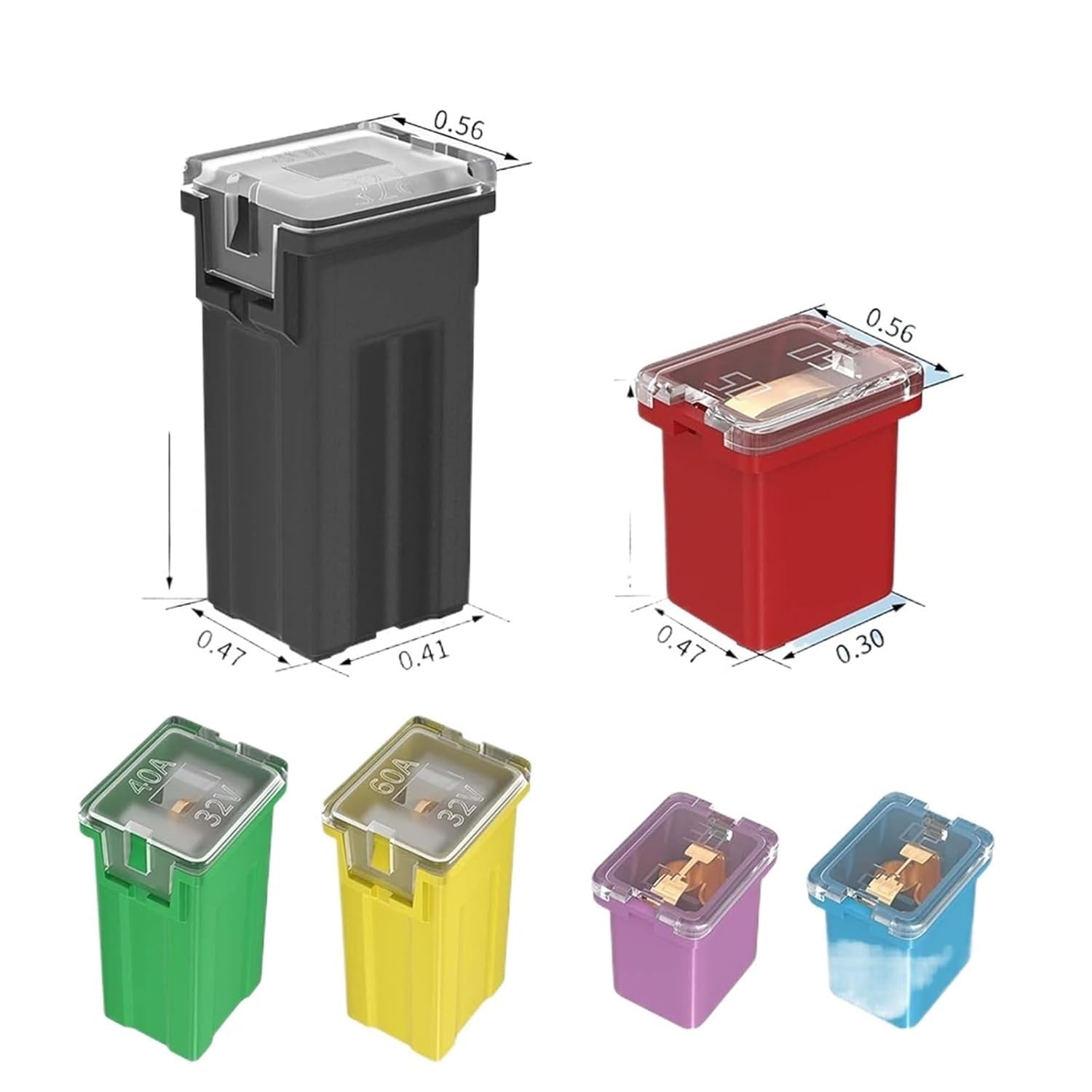 36 pieces of Jcase fuse car high/standard and low profile Jcase bo