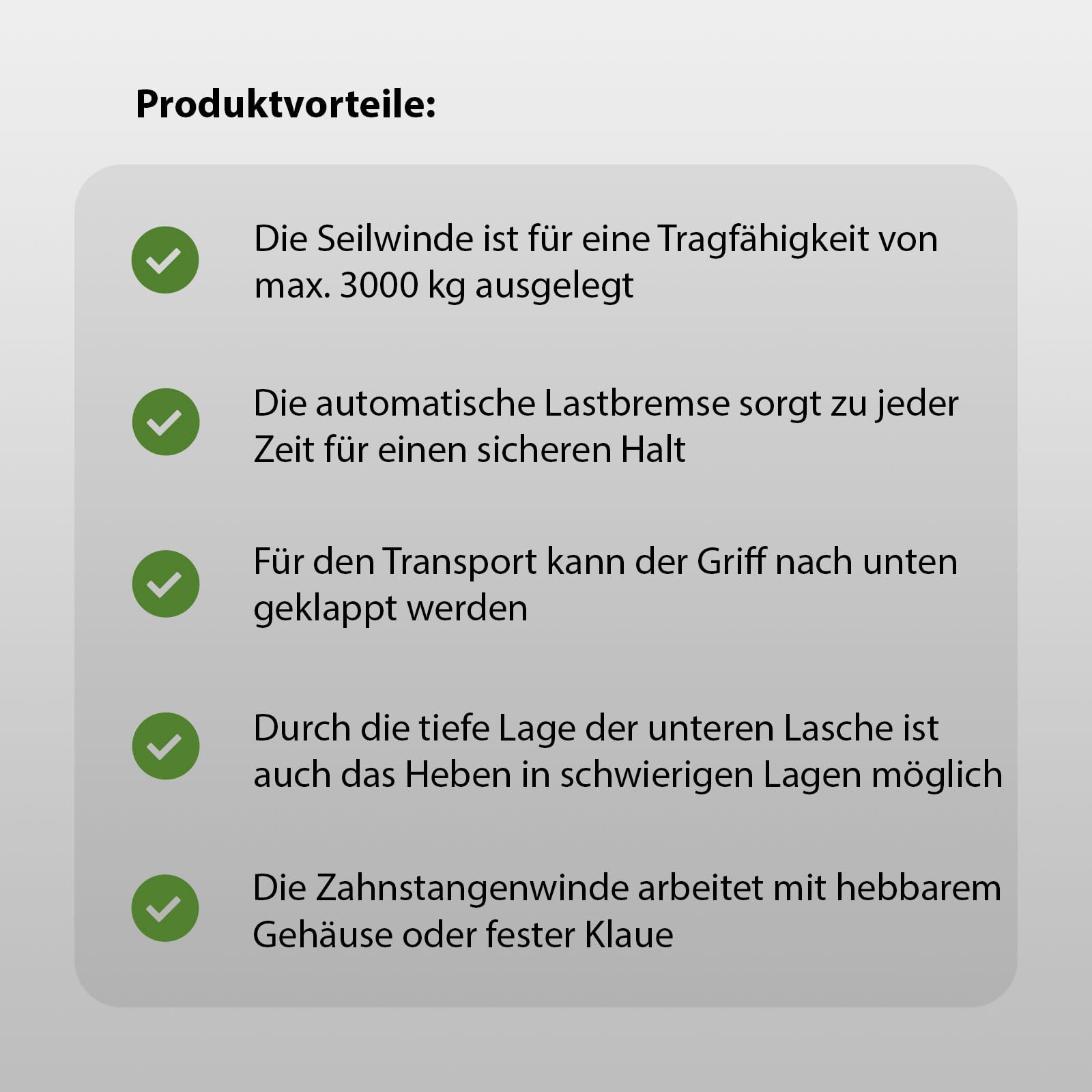 TRUTZHOLM Stahlwinde 3t Stockwinde Zahnstangenwinde 3000 kg 72,5-109,5 cm Höhe auomatische Bremse große Grundplatte Hubwinde Hebewinde Zahnstangenheber