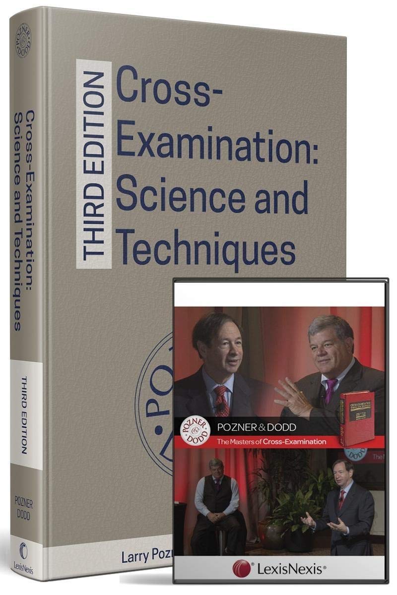 CrossExamination Science and Techniques Amazon.co.uk Larry Pozner