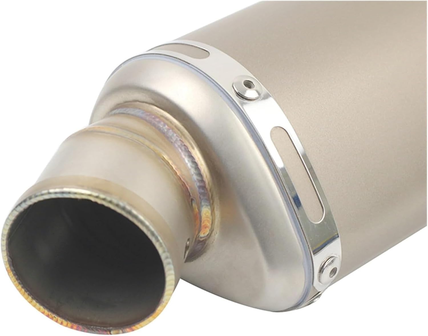 用 B&MW オートバイ排気管 38-51MM ユニバーサル ステンレス