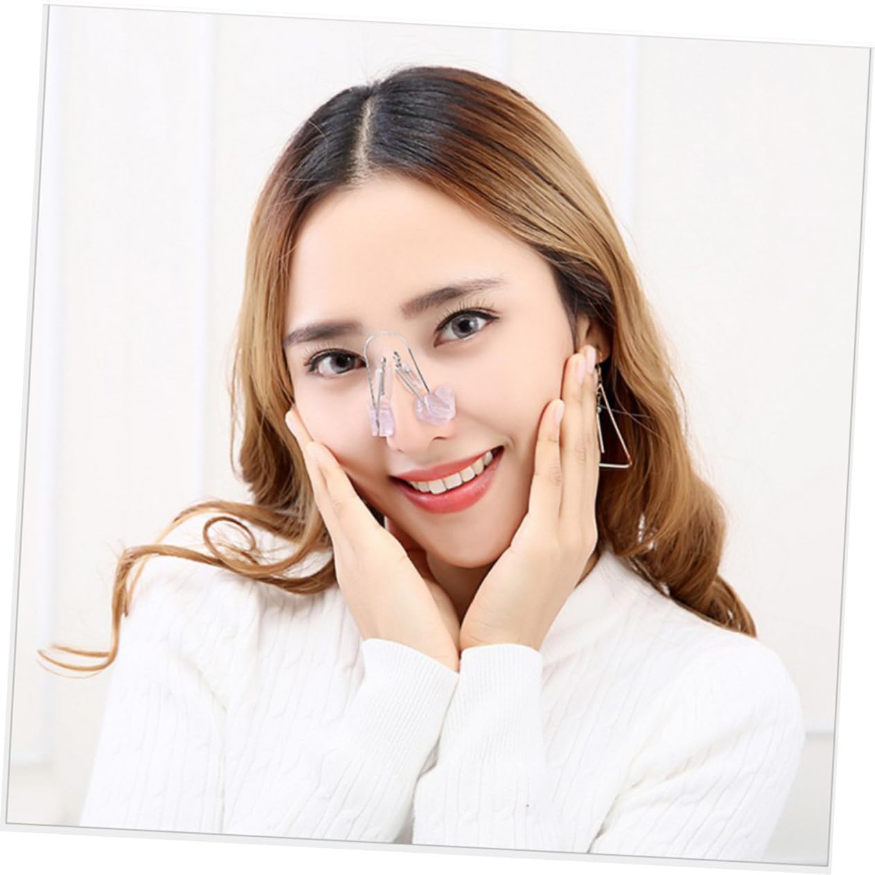 NOLITOY 3pcs Nose Shaper Women Nose Bridge Height Enhancer Clip Lifting Beauty Tool Beauty Clip Device