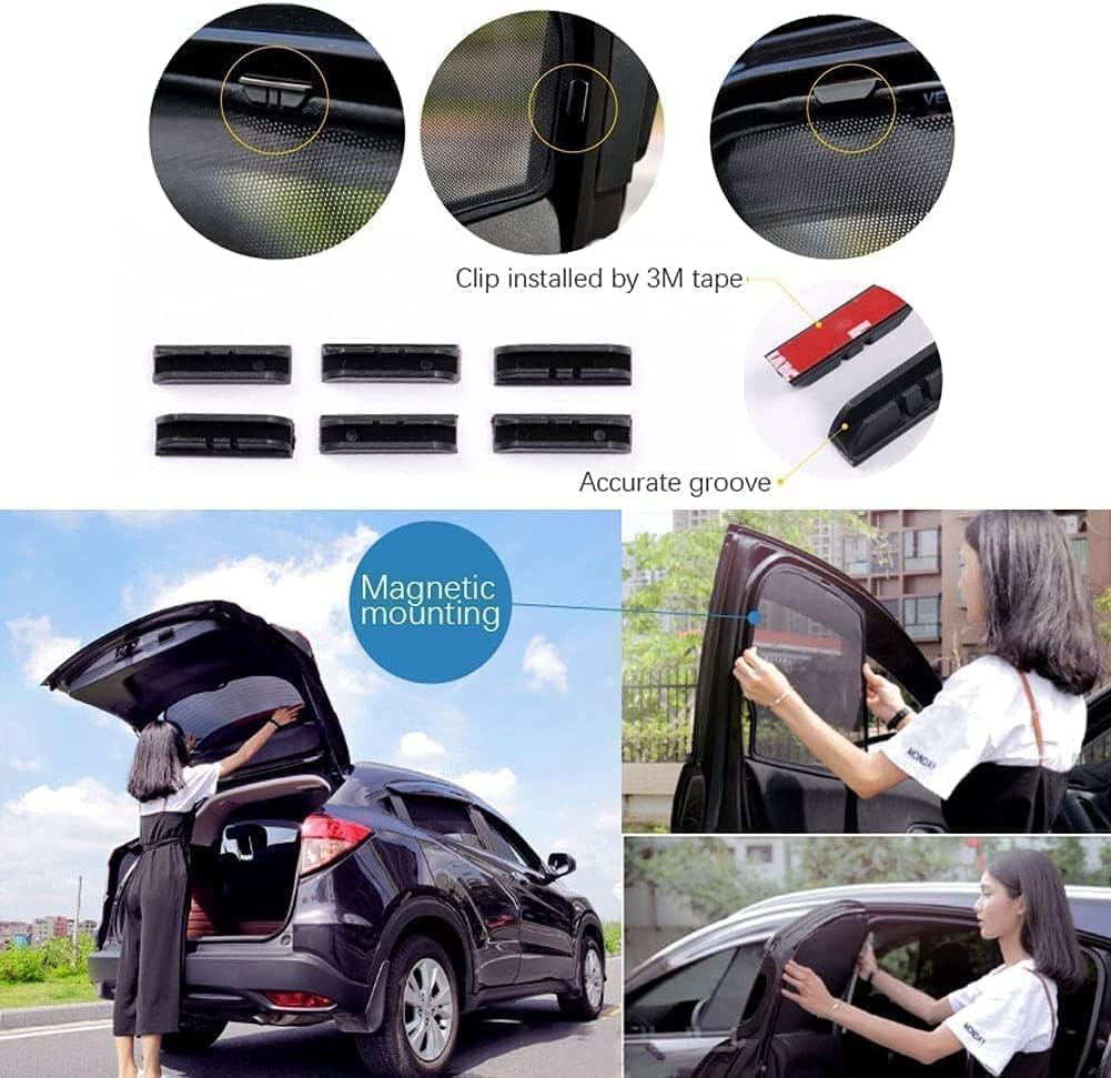 Auto Sonnenschutz Für KIA EV3 ab BJ. 2024, Seiten Mesh-Material, UV-Schutz Autozubehö,C 4 Side Windows