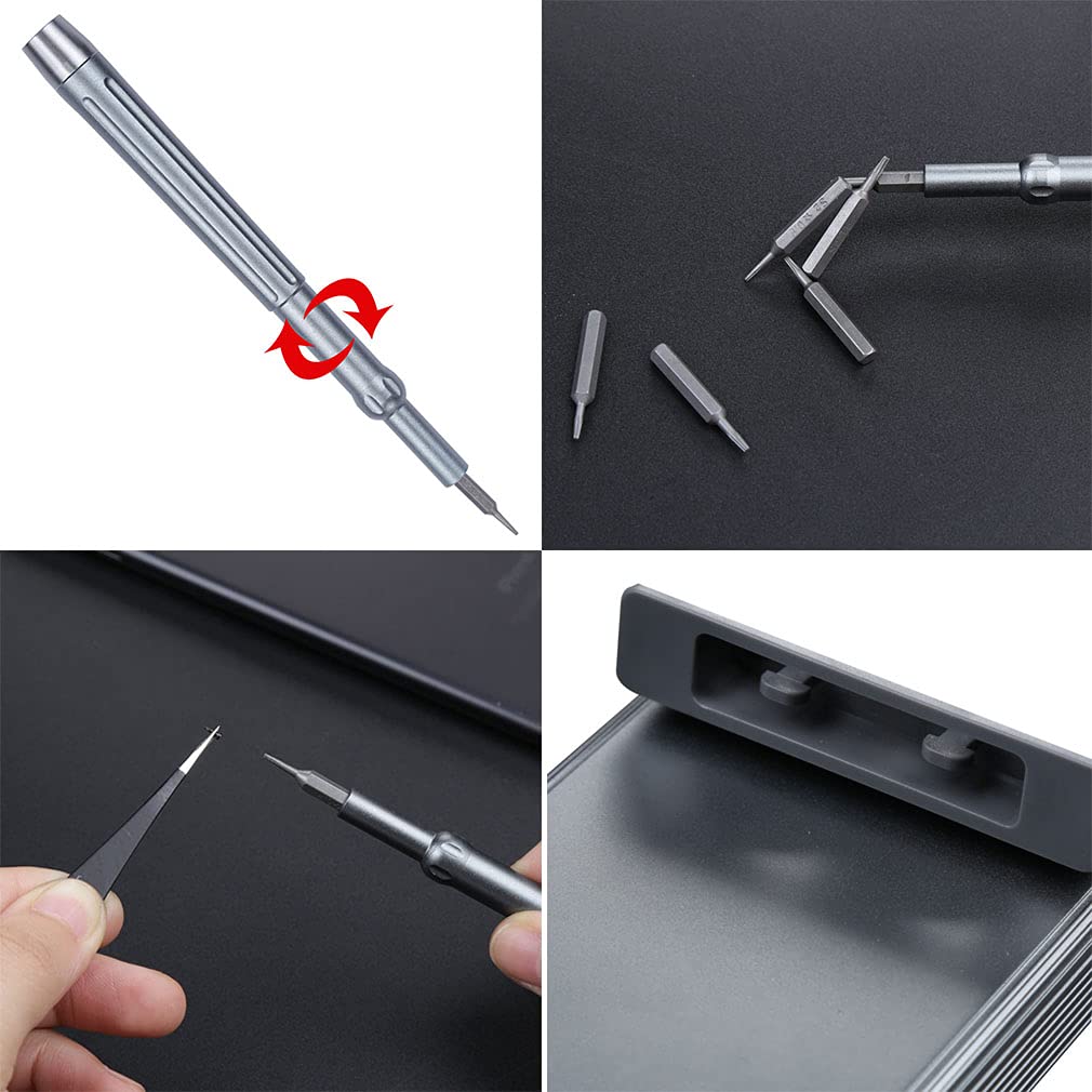 Zestaw precyzyjnych śrubokrętów, miniaturowy magnetyczny zestaw śrubokrętów 50 w 1 Zestaw śrubokrętów Zestaw narzędzi naprawczych do telefonów komórkowych, komputerów, laptopów, zegarków, komputerów