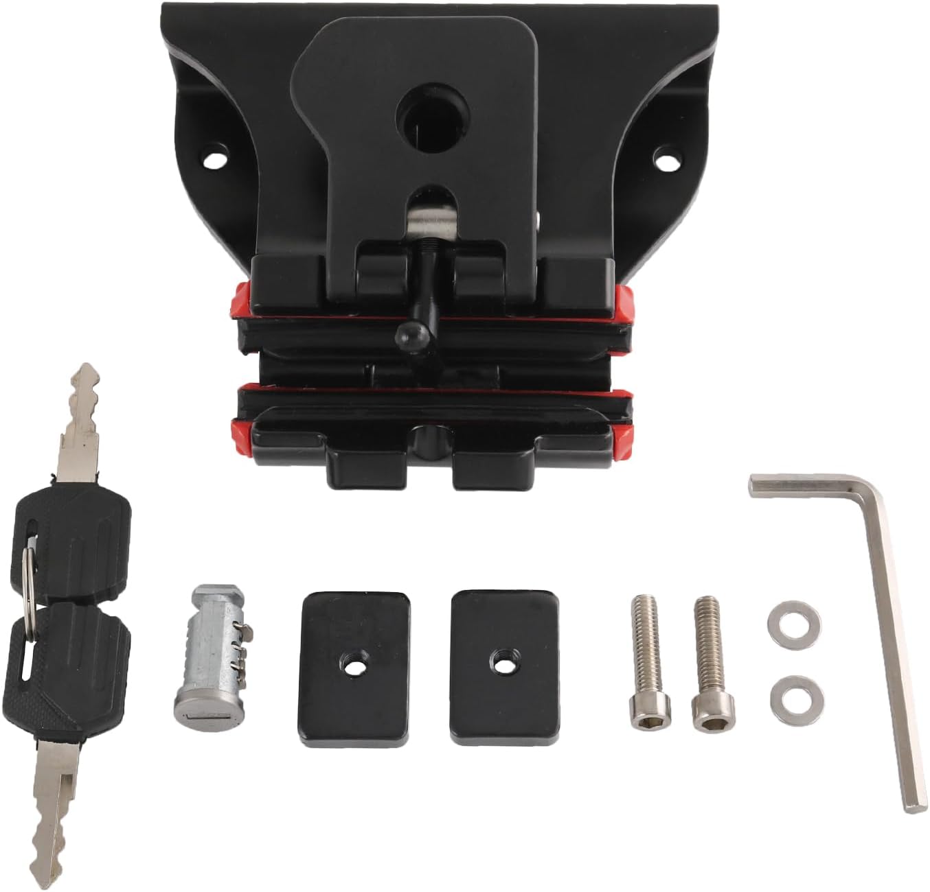 Locking Thru-Axle Track Fork Mounts - Securely Holds All Bicycles - for Truck and Van