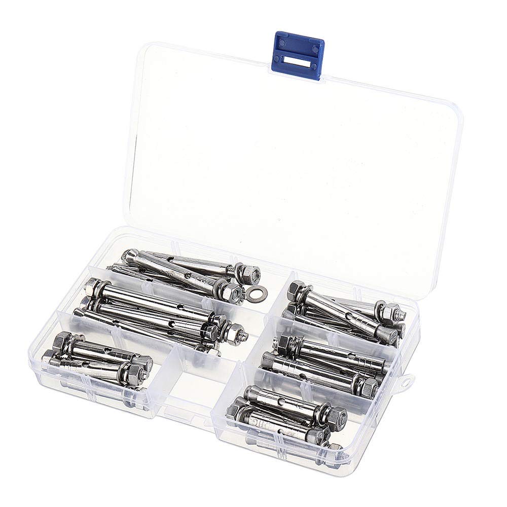 Vis à tête hexagonale boulons M6 acier inoxydable 304 expansion externe 30pcs
