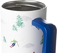 Vista 165 de Simple Modern - Vaso Trek de 40 onzas con asa y tapa con sorbete, taza de viaje de acero inoxidable con aislamiento, apta para portavasos Bosque