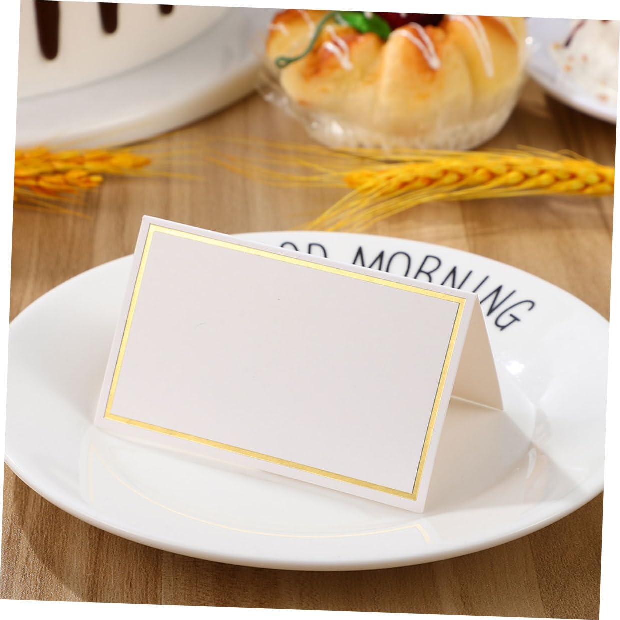 200stücke Tischkarten Hochzeit Stilvolle Zeltkarten Zur Tischdekoration Beschriftbare Namenskarten Für Hochzeiten Partys Und Feiern Mit Gold Silberprägung