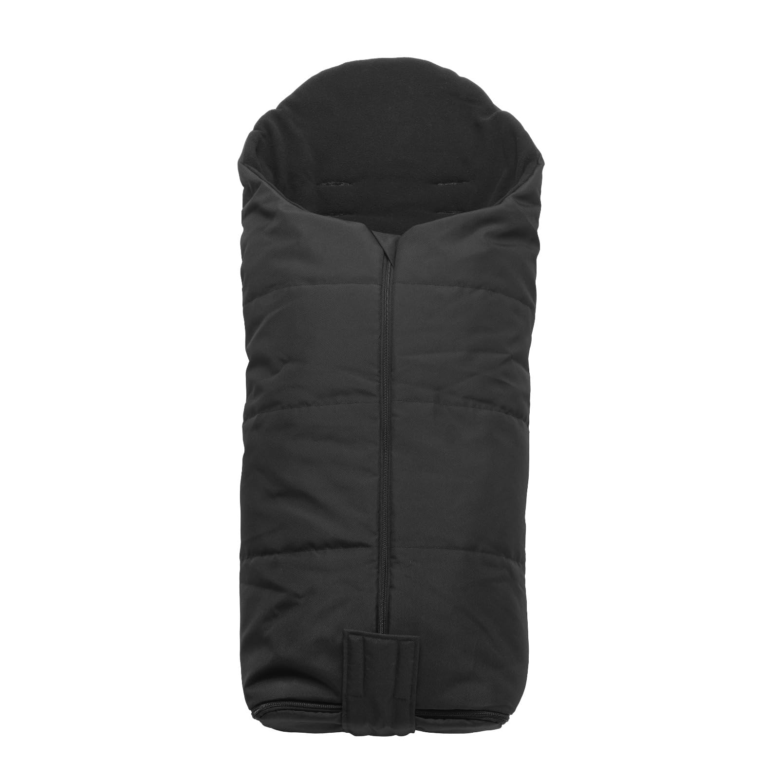 Cuddles Collection Universal Footmuff Fleece Lined Snuggly Cosytoes Footmuff Universal Fitting for Pushchairs Strollers Prams Buggys Baby (Black)