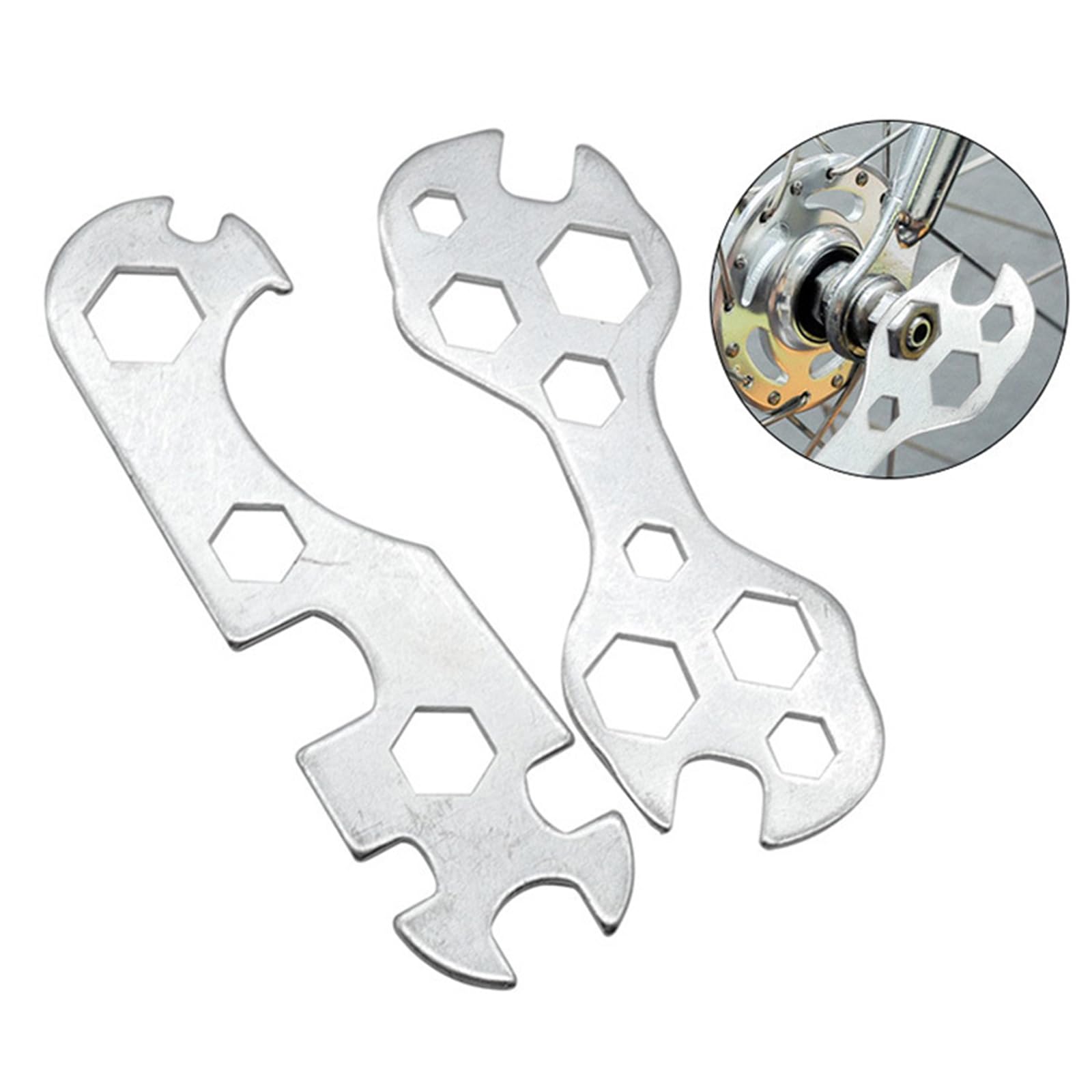 HEYZAKKA Multi-Functional Mountain Outer Hexagonal Thin Wrench Maintenance Tool Flower Wrench Cycling Supplies