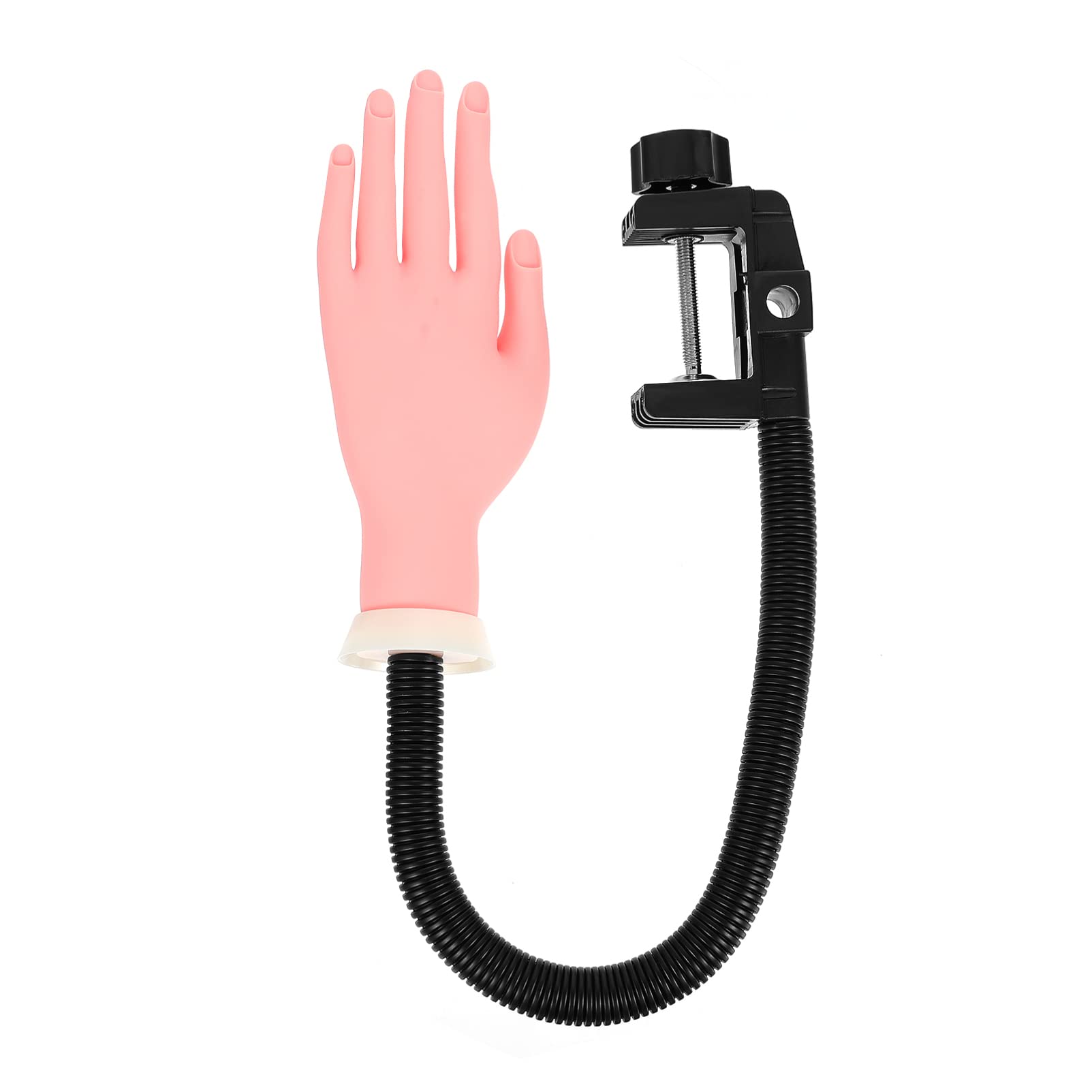 Modèle De Main D'entraînement Aux Ongles Flexible En Plastique Pour Nail Art Débutants Pratique Manucure Salon Formation