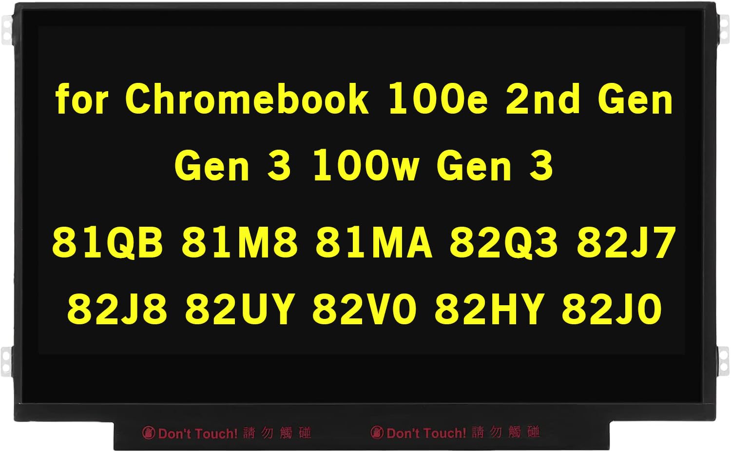 GBOLE Screen Replacement For Lenovo 100e Chromebook 2nd Gen - View #2