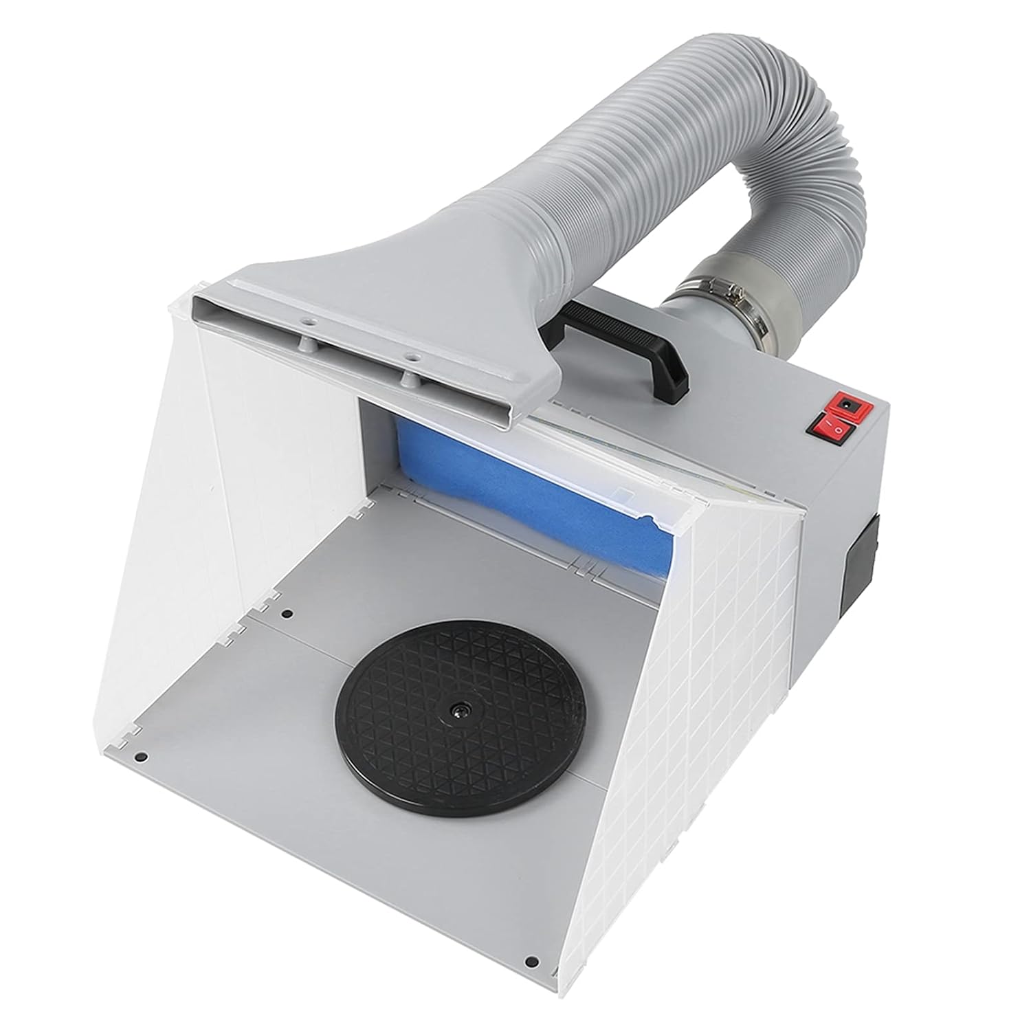 Portable Hobby Airbrush Spray Booth, Paint Booth with Full Light