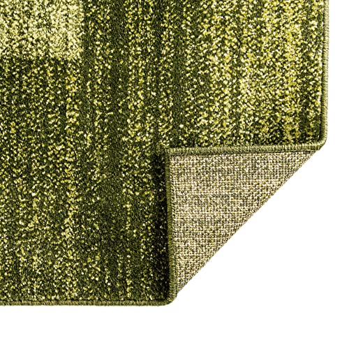Unique Loom Del Mar Collection Area Rug - Abigail (2' 7" X 10' Runner, Light Green/ Ivory) #TOP7