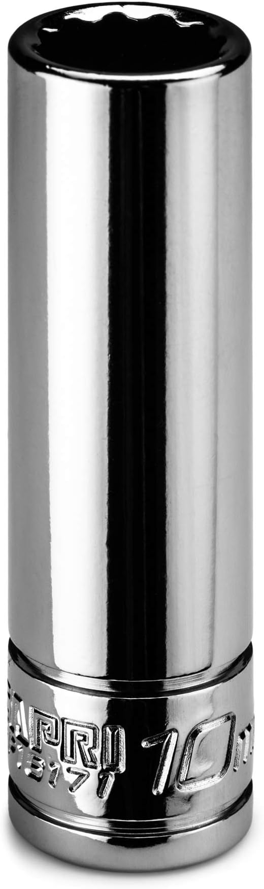 Capri Tools10 mm Deep Socket, 1/4 in. Drive, 12-point, Metric