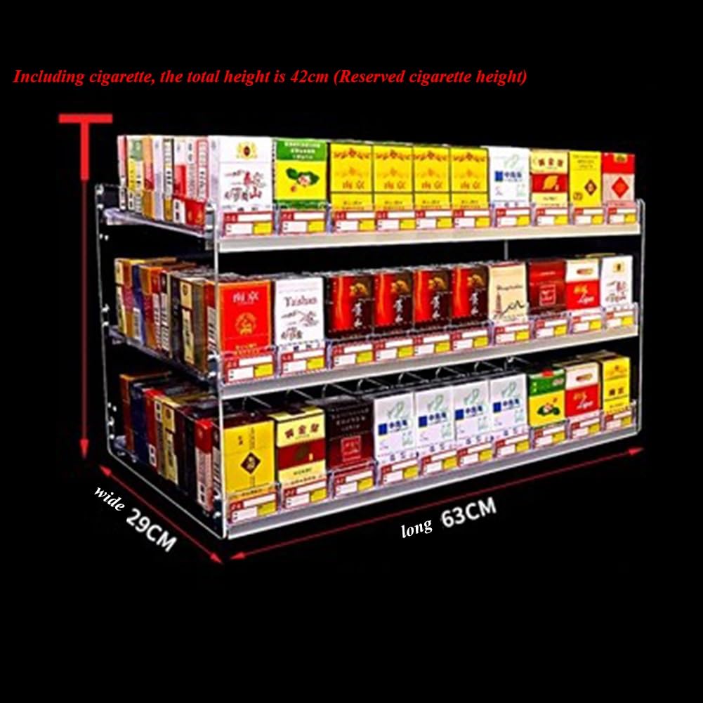 販促品 什器 事務店舗用品 タバコ収納棚 アクリル A04 Amazon