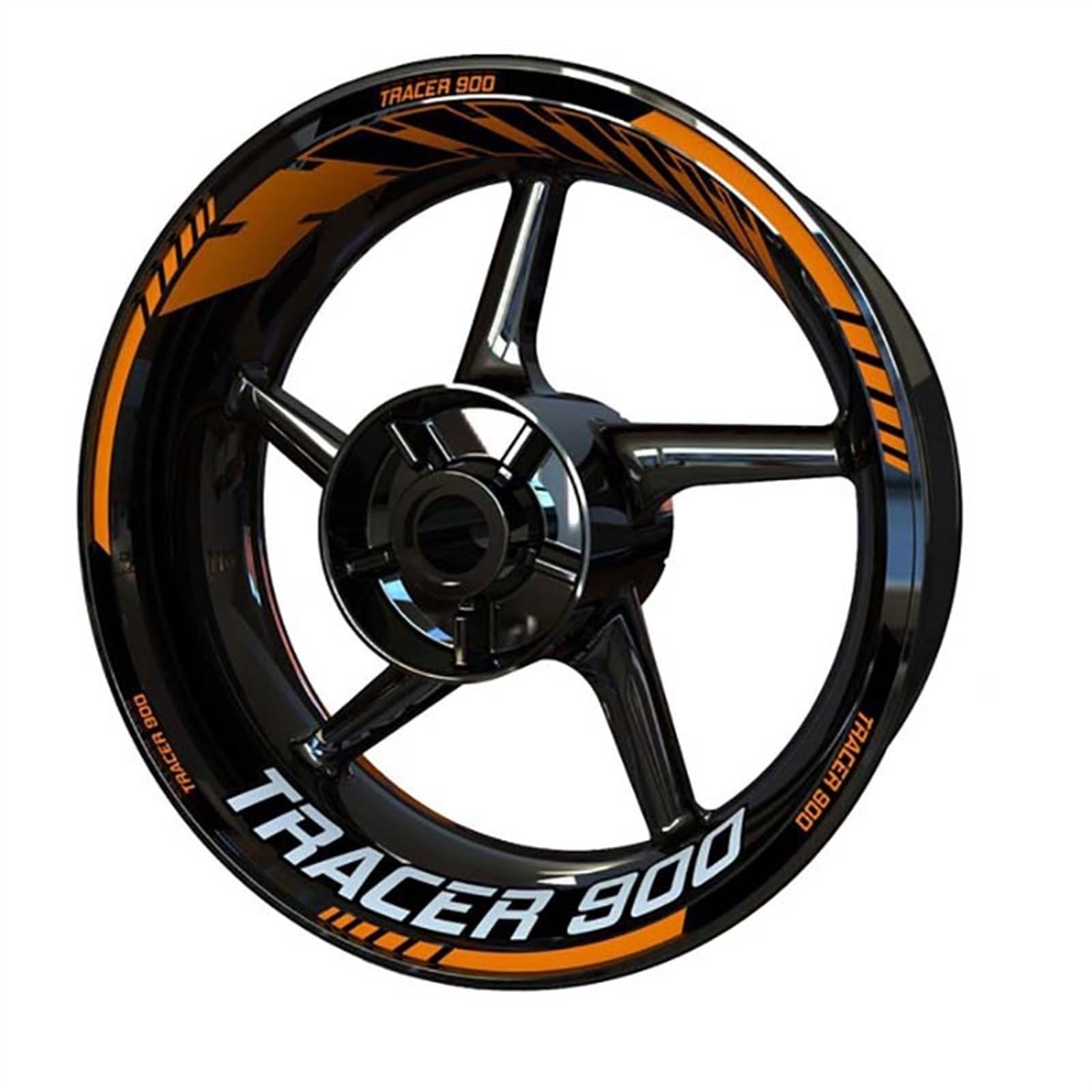 Motorcycle Accessories Wheel Stickers for Yamaha Tracer 9 900 7 Gt 9gt Motorbike Rim Decals Decorative(Color12)