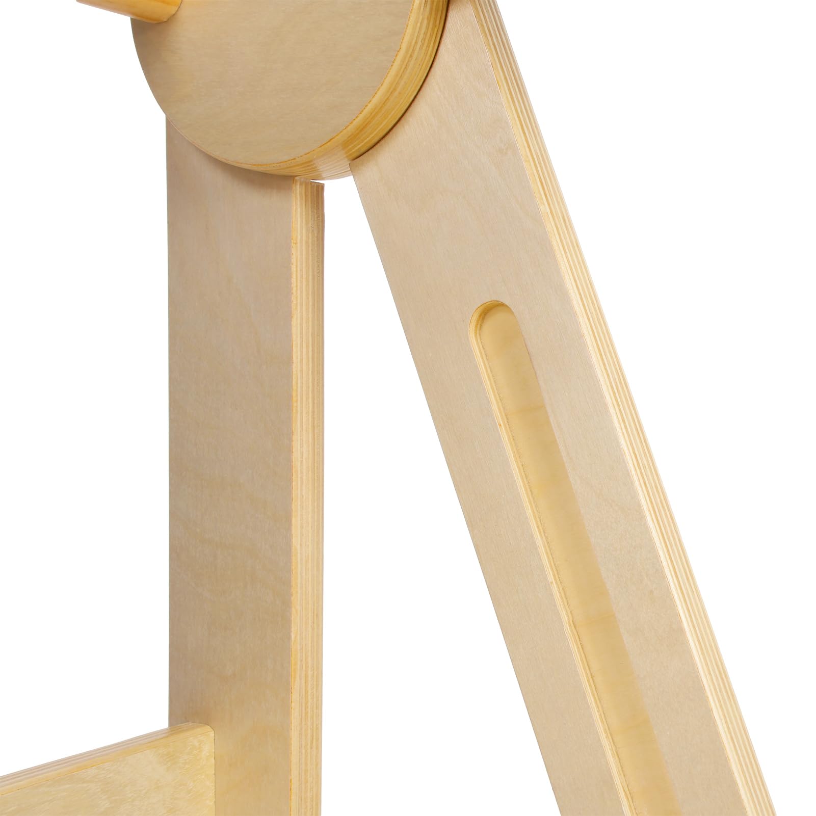 Montessori Lernturm faltbar, Kinder Küchenhelfer Hocker aus Massivholz, Tritthocker höhenverstellbar mit Kippschutz, Learning Tower für Kleinkinder, platzsparend, sicher, stabil (Beige)