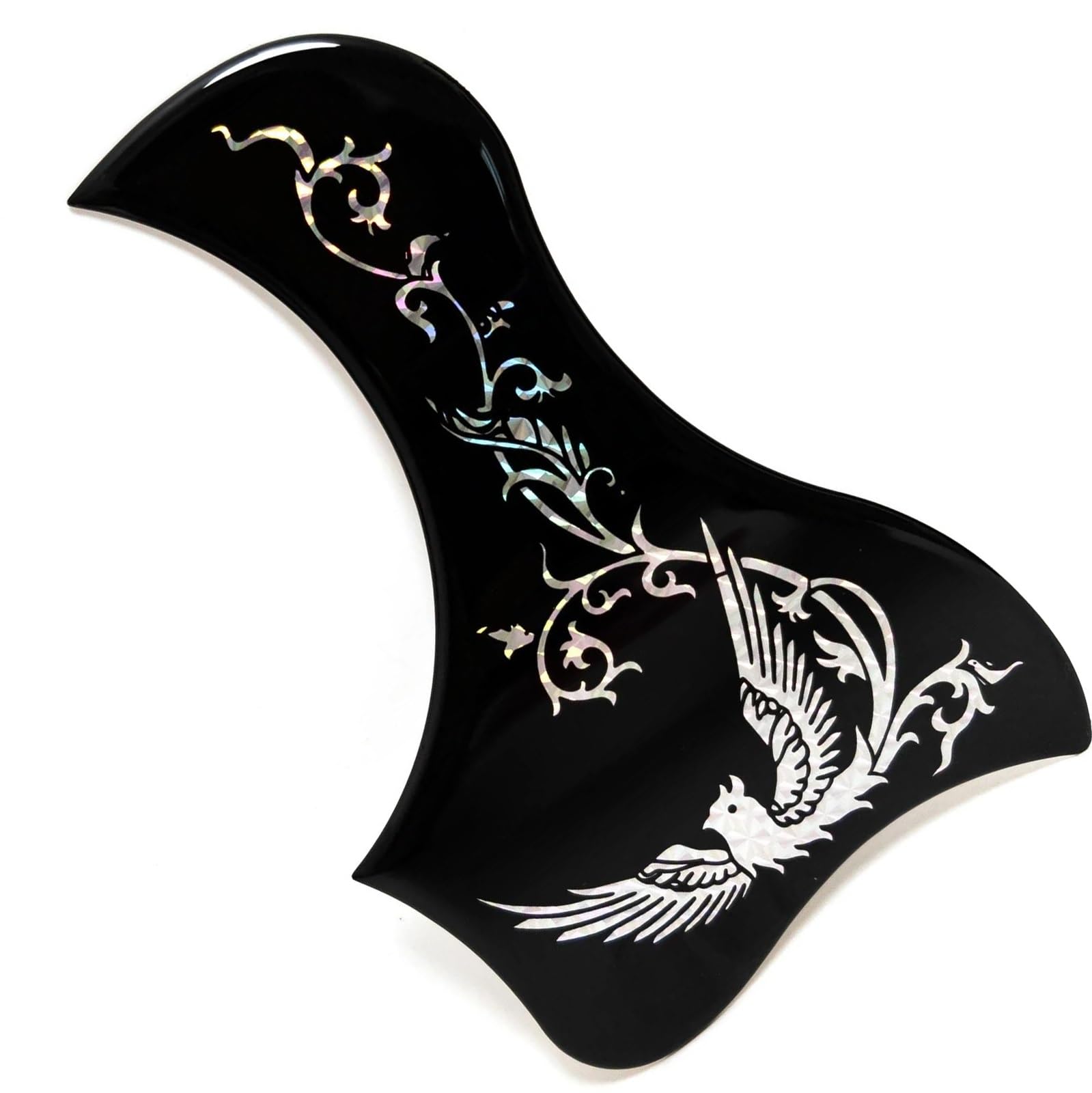 Pickguard do gitary akustycznej dla początkujących Zamiennik pogrubionej osłony pickguardu do gitary akustycznej(Silver)