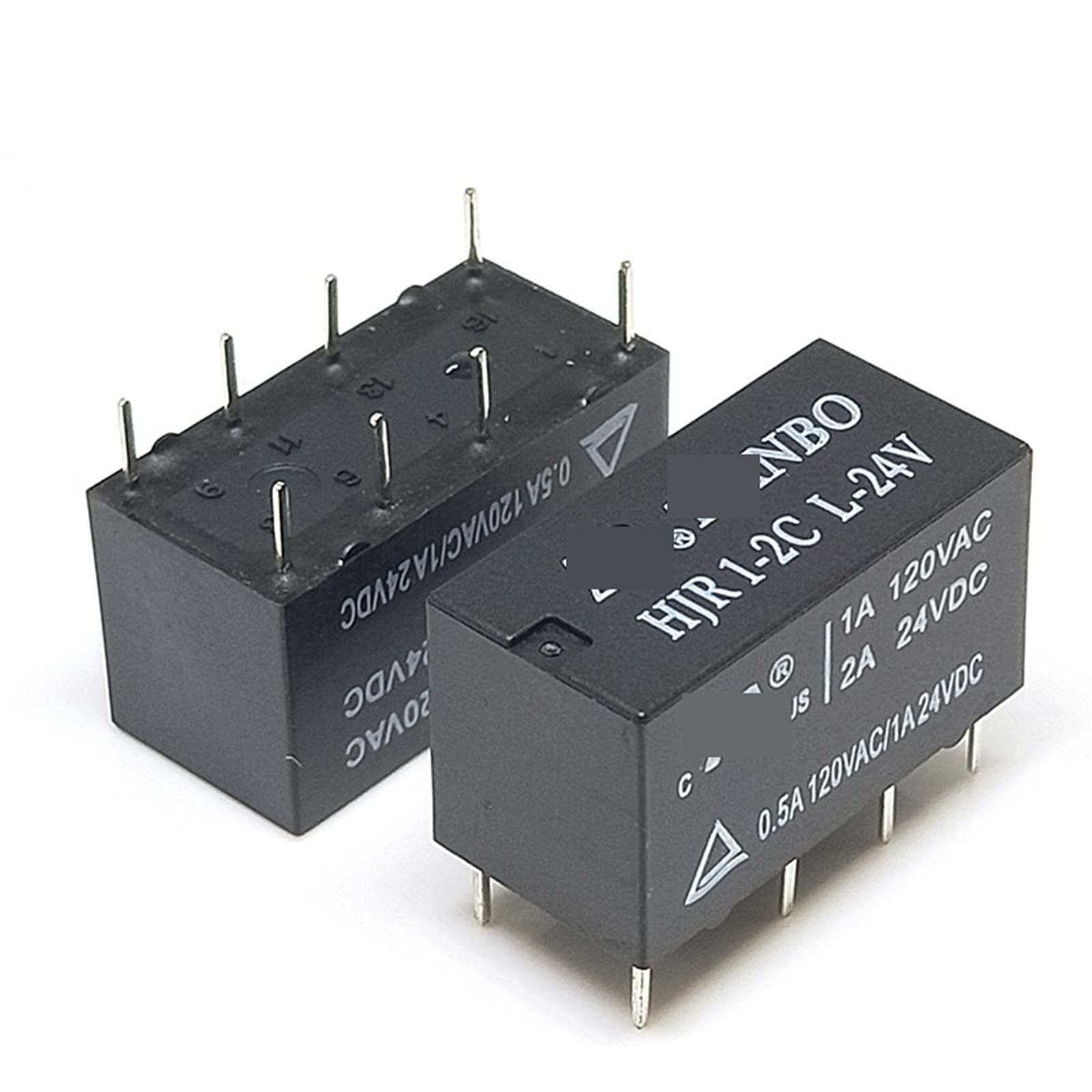 AQHYEBNSR 10PCS Relay HJR1-2C-L-05V HJR1-2C-L-12V HJR1-2C-L-24V HJR1 2C L 24VDC 12VDC 5VDC HJR12CL12V 2A 8PIN
