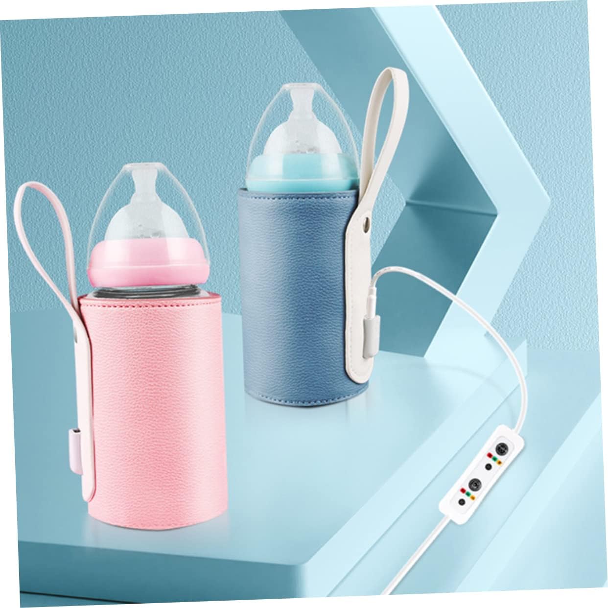 LIFKOME Infant Bottle Warmer Portable Insulation Cover Milk Warmer for Breastmilk