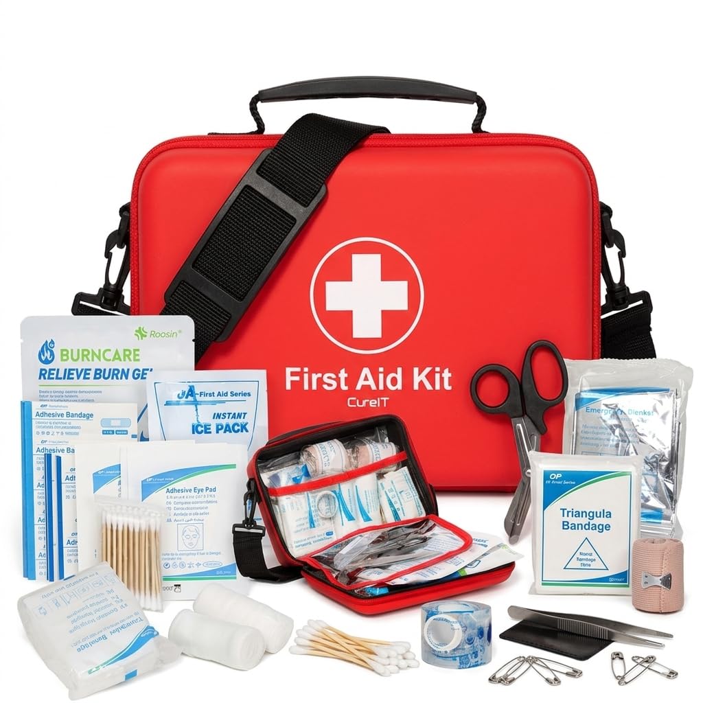 Amazon.com: Premium First Aid Kit Travel, Waterproof with Shoulder