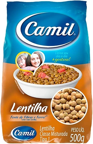 Lentilha Tipo 1 Camil Pct 500g