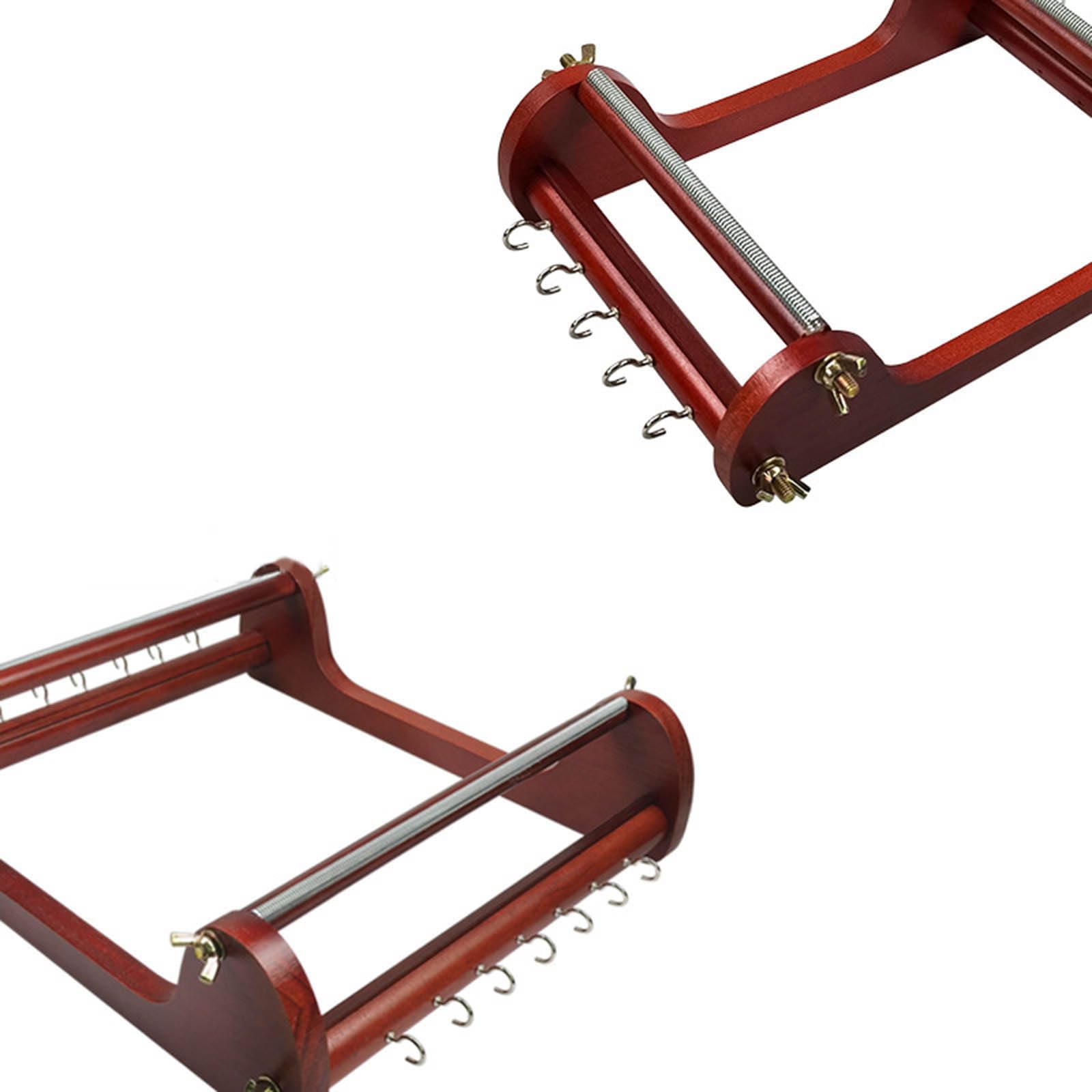 XINYIN Webwerkzeug, Perlen aus Holz, Set zum Weben von Perlen aus Holz, Vintage-inspiriert, bestehend aus Fäden und Perlen, eine Nadel für Armbänder und Halsketten, einzigartiger Schmuck