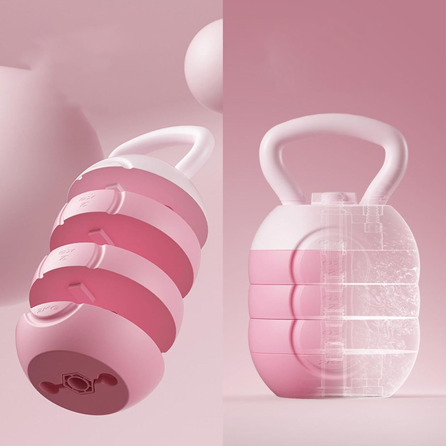 ケトルベル - 調節可能なケトルベル | ダンベルウェイト 筋力トレーニング ケトルベル エクササイズ ジム ケトルベル フィットネ