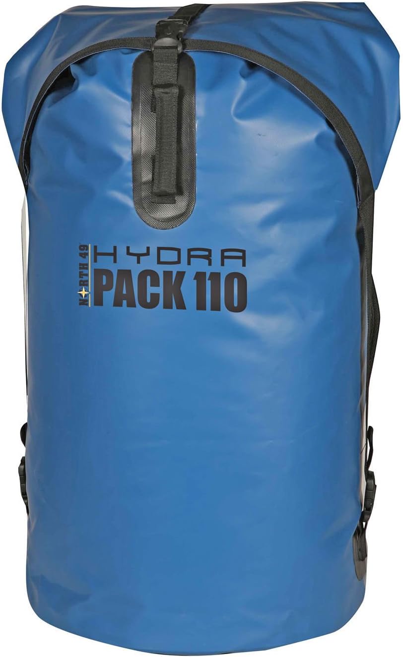 North49 White Water Pack 110L, Waterproof PVC Canoe Pack, Hydration