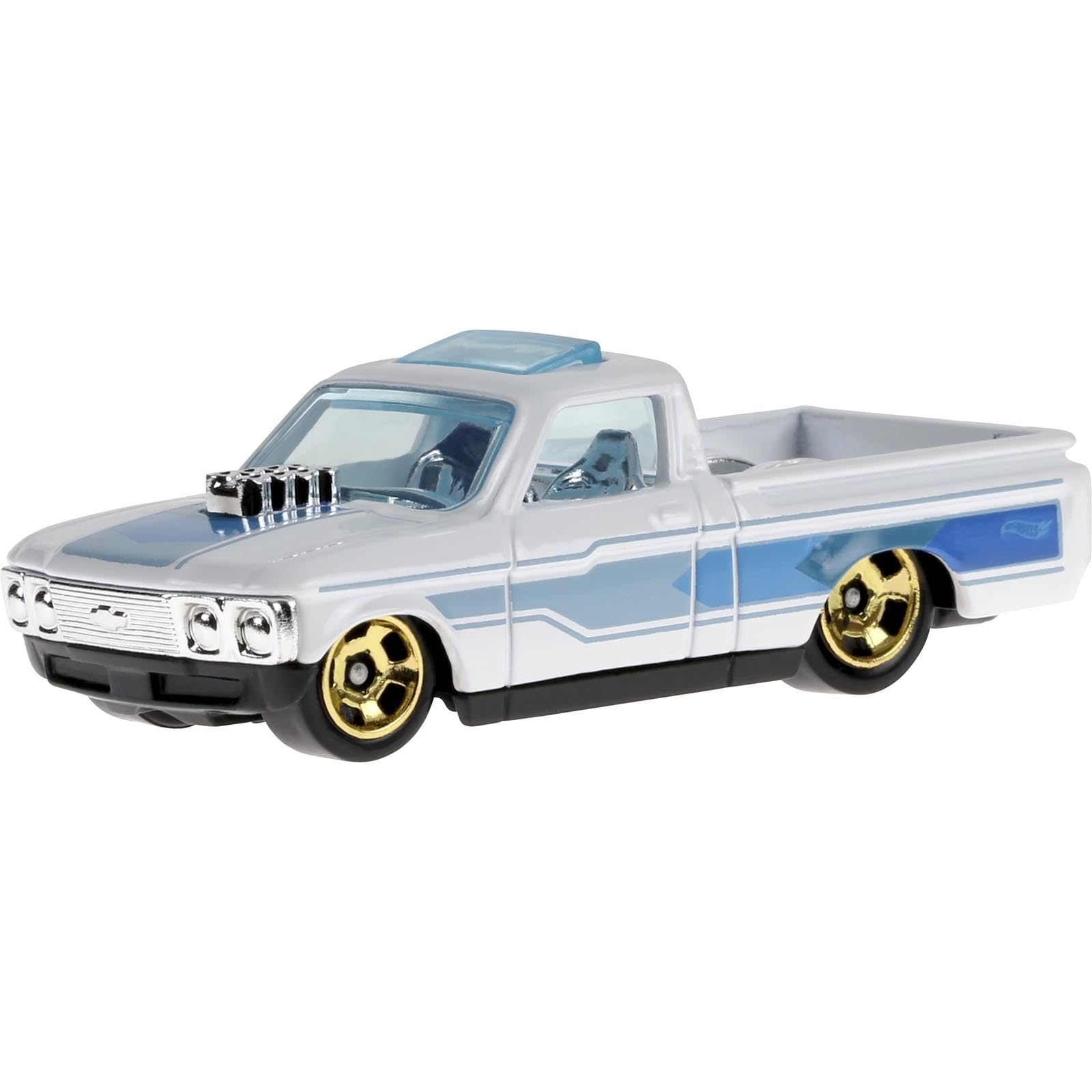 Amazon.com: HotWheels Custom '72 Chevy LUV, White and Blue, Die