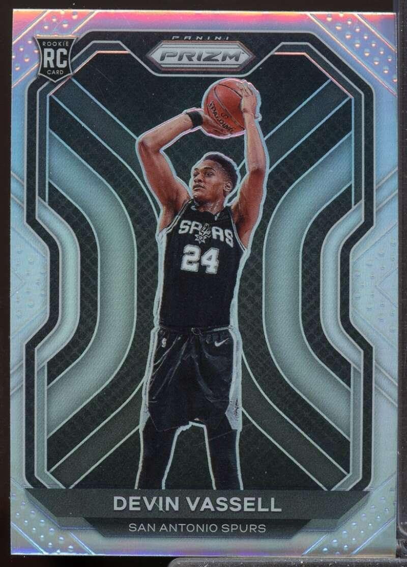 Devin Vassell Rookie Card 2020-21 Panini Prizm Prizms Silver #252 - Basketball Slabbed Rookie Cards