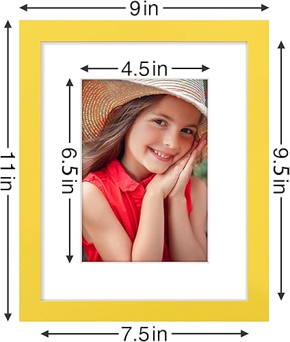 Vista 60 de Vittanly - Juego de 9 portarretratos, plexiglás resistente a rupturas, exhibe fotos de 12 x 12 pulgadas o, con paspartú, de 8 x 8 pulgadas, marcos