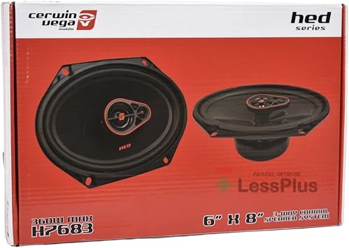 6x8IN 3WY SPKR 360W MAX