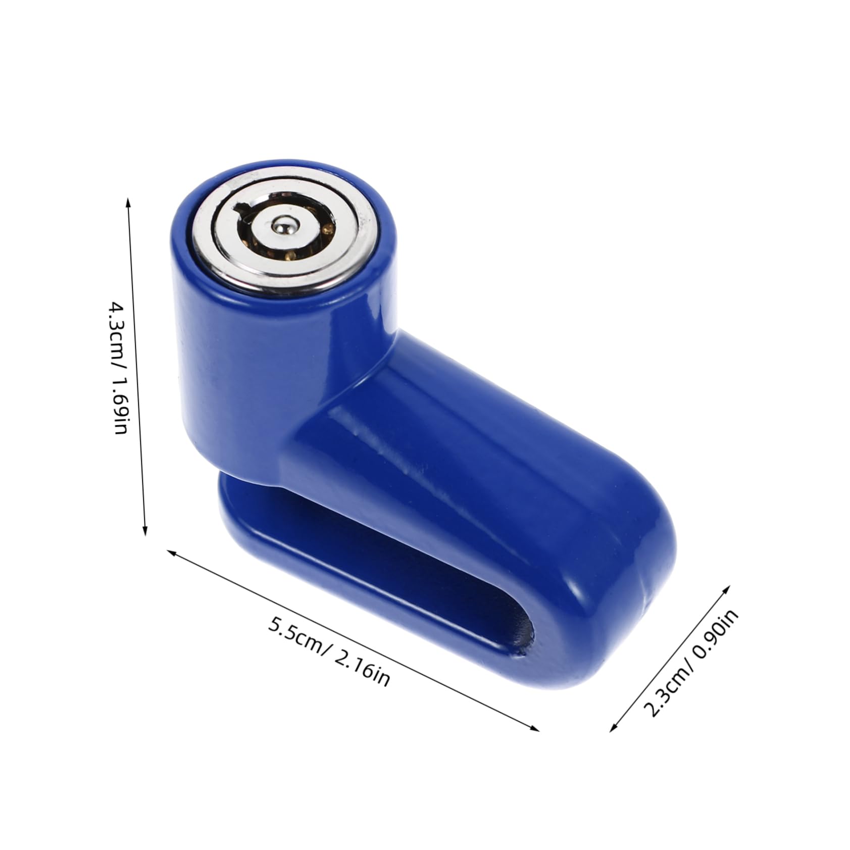 MUCKLILY Compact Disc Brake Lock for Motorcycles Bicycles Electric Scooters Theft with Alarm for Mountain Bikes Mopeds