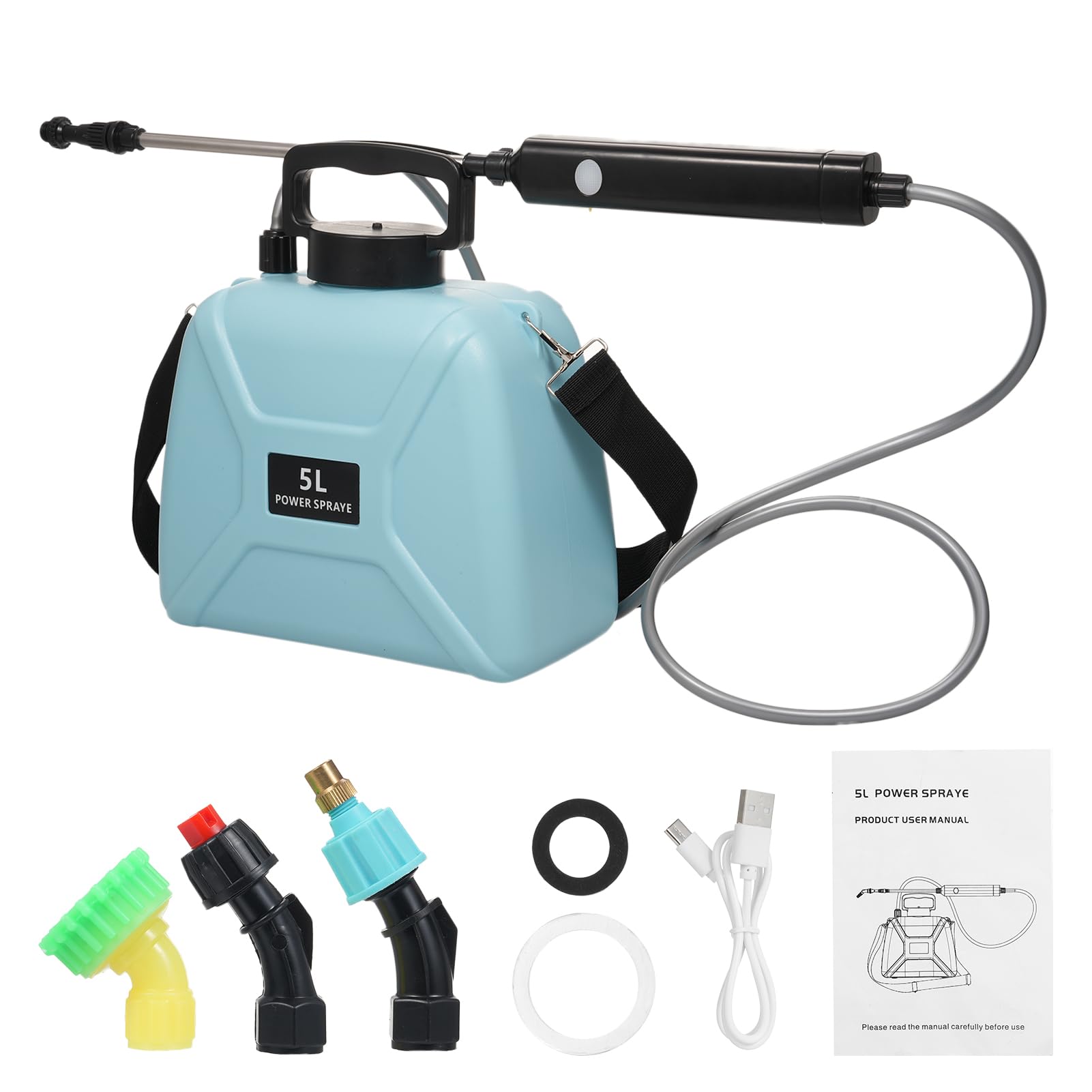 Outils d'agriculture et pulvérisateur électrique 5L rechargeable USB