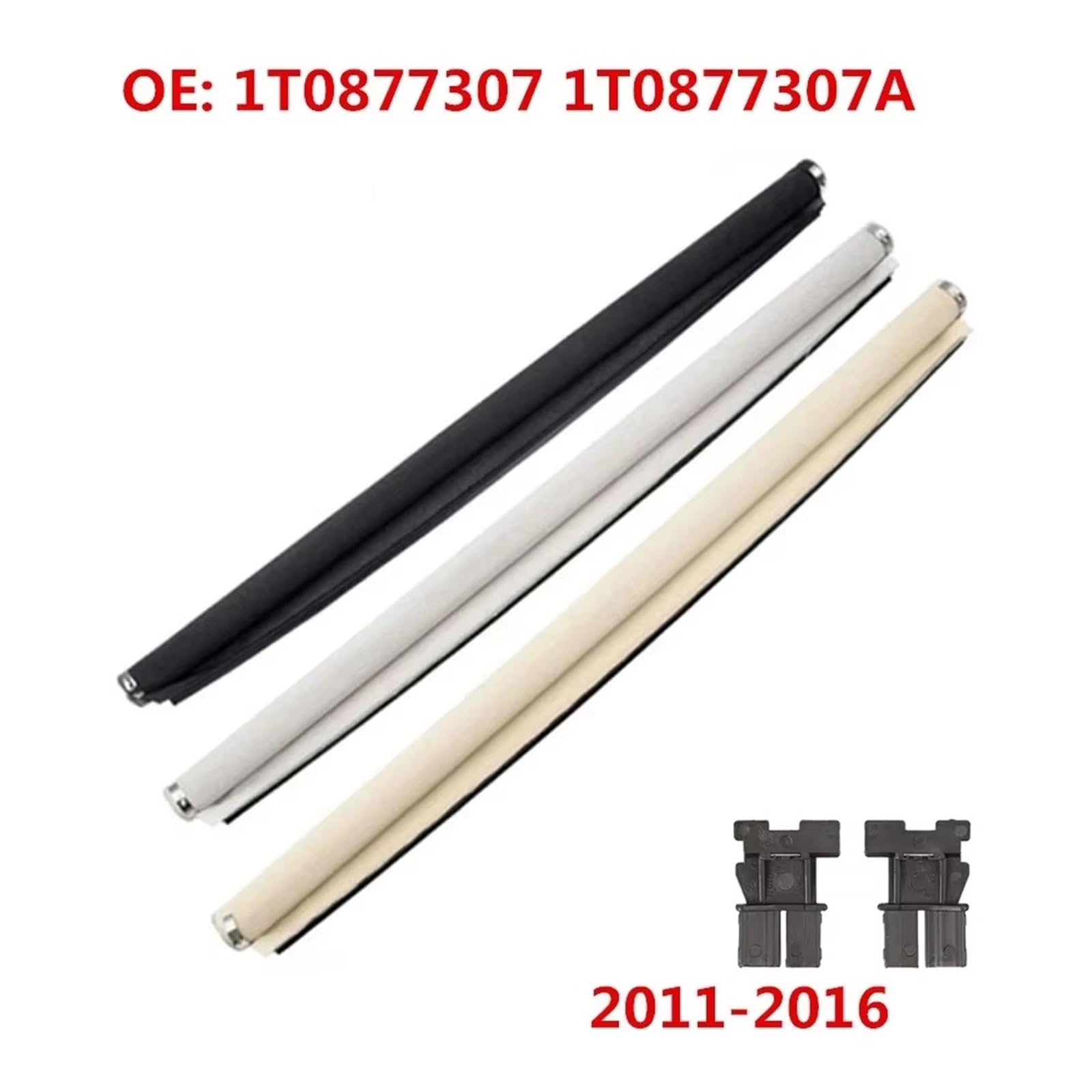 Pare-soleil De Toit Ouvrant Pour VW Touran 2007-2018 – Rideau En Maïs Noir, Références 1T0877307A, 1K9 898 912B – Protection Thermique Et UV - 6
