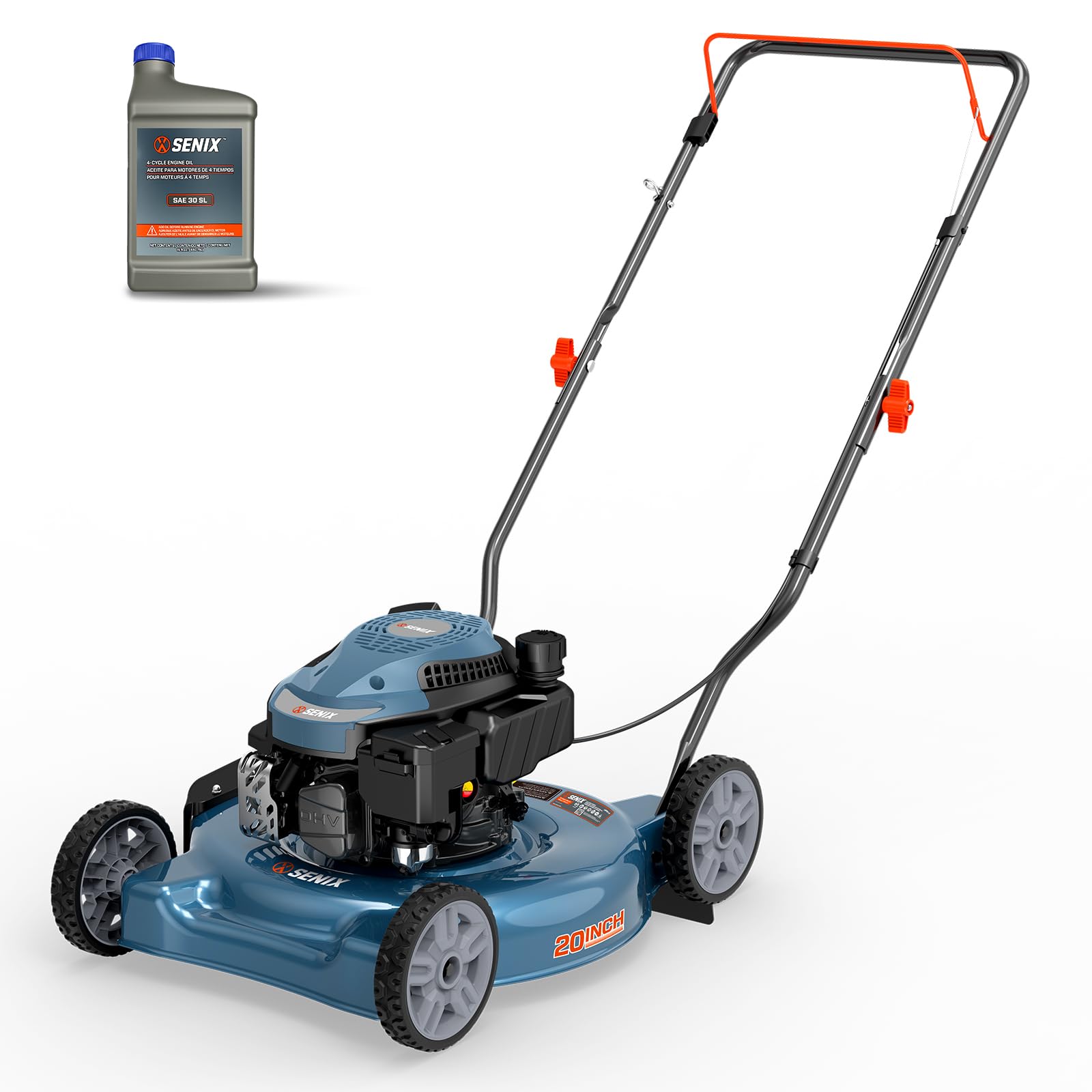 SENIX 20" Gas Lawn Mower, 144