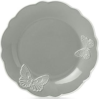 Lenox Butterfly Meadow Carved Dinnerware Slate Acc/Sld Plate
