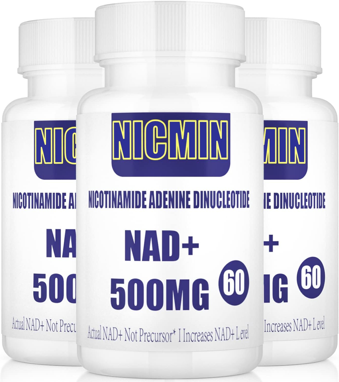 Liposomal NAD+ 500mg with TMG 300mg, Actual NAD+ Supplement (Not a Precursor) More Efficient Than NMN, Nicotinamide Riboside Alternative for Cell Energy, Healthy Aging and Muscle Repair 180 Capsules