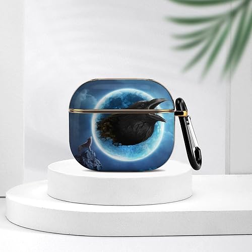 Miniatura 8 de Wolf and Crow - Funda para AirPods 3 con llavero y auriculares, accesorios de protección a prueba de golpes