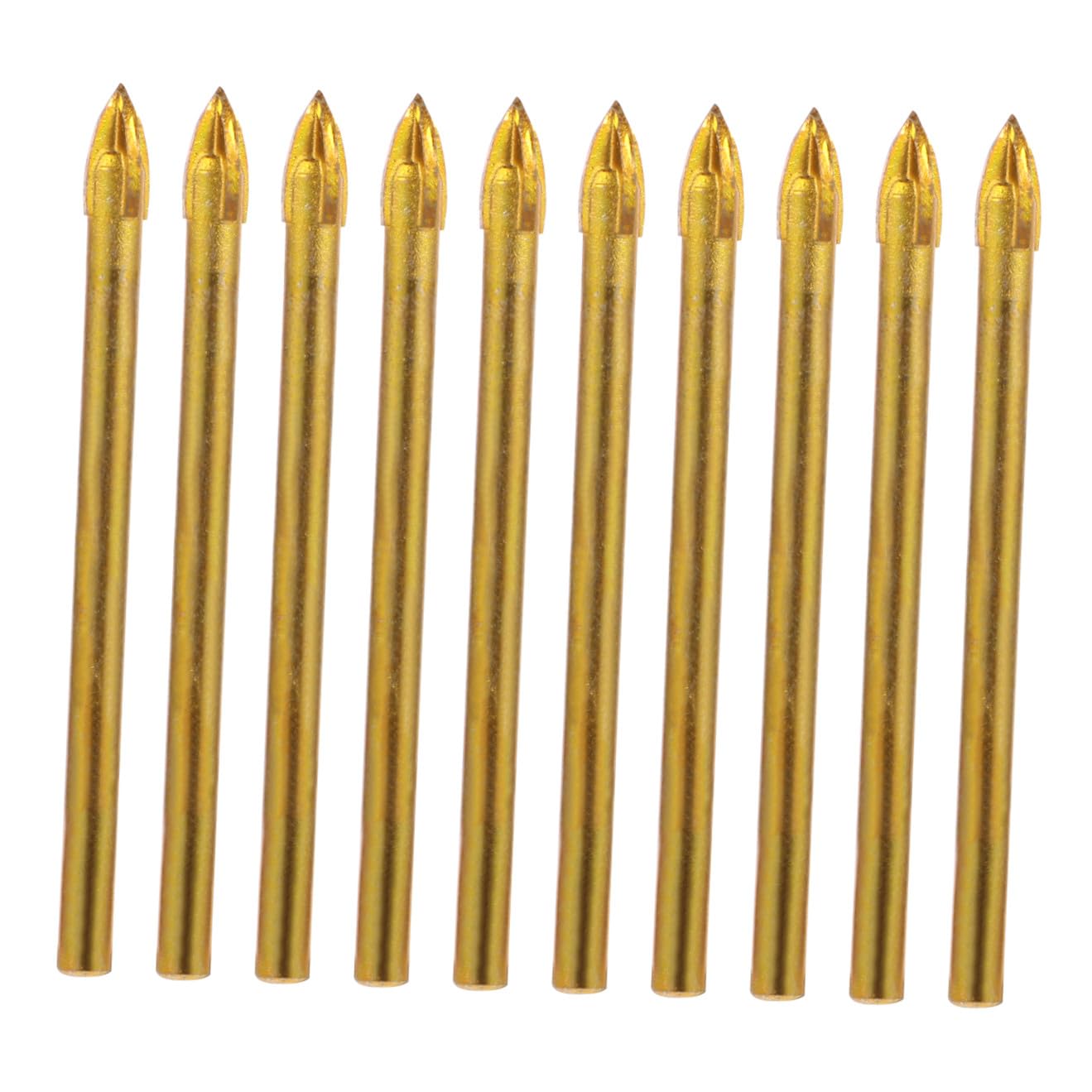 SHINEOFI 3 Set Punte Trapano Per Piastrelle Tungsteno Testa Per Ceramica E Muratura Facile Da Usare E Duraturo 10 Pezzi*3