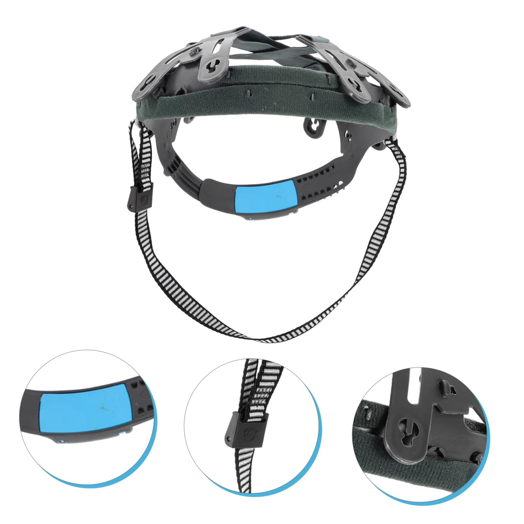 Helmfutter kopfschutz Gestell Stand Haken Reduzierstücke Hutorganisatoren Clip Helmeinsatz Schutzhelm-Zubehör Hardhat-Zubehör Helmzubehör für Männer Zubehör für Schutzhelme PVC