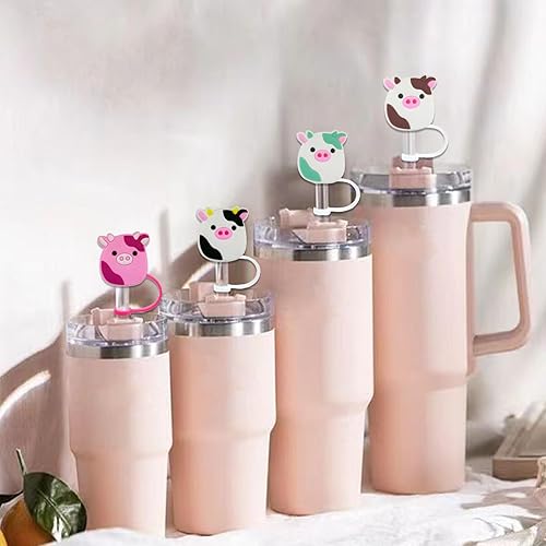 Miniatura 4 de Stanley Cup - Accesorios para vasos Stanley Cup de 30 onzas y 40 onzas con asa, fundas de puntas de popote de 0.394 in, cubiertas de paja de