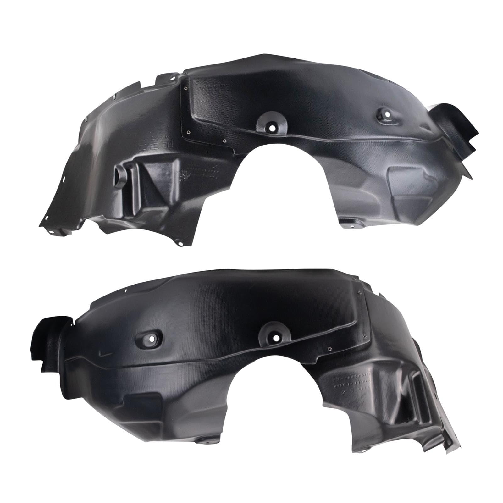 TRQ Front Driver and Passenger Side Inner Fender Liner Set | For 2011-2014 Dodge Avenger