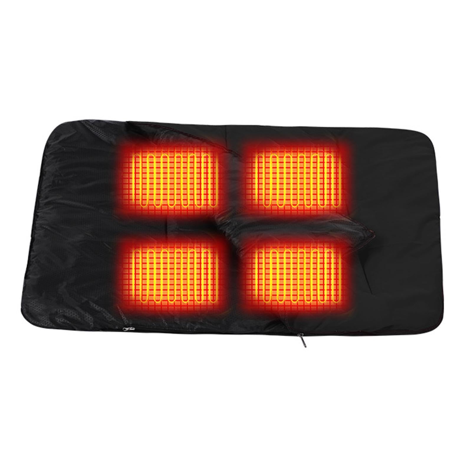 Tapis chauffant pour chiot Température réglable, avec fermeture éclair, Lit | Électrique Adapté pour le camping, la randonnée avec sac à dos, le trekking