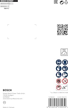 Bosch Professional 1x EXPERT MultiMaterial Diamond Cutting Discs (Concrete, Reinforced concrete, Brick, Soft stone, Ø 125 mm, Accessory Small Palm Grinding Machine)