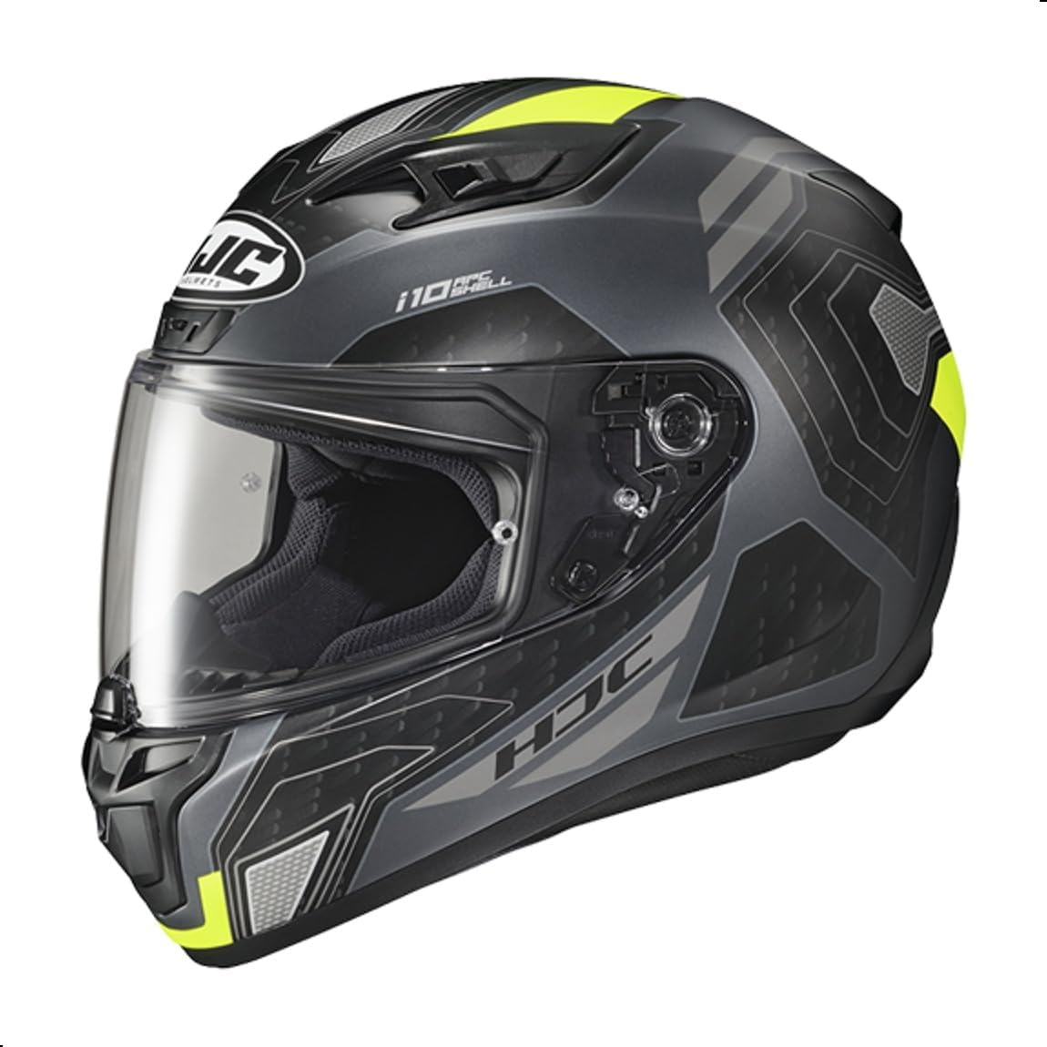 HJC i10 Sonar Full Face Motorcycle Helmet with HJ-31 Pinlock Shield, DOT & SNELL Approved (MC3HSF, X-Small)